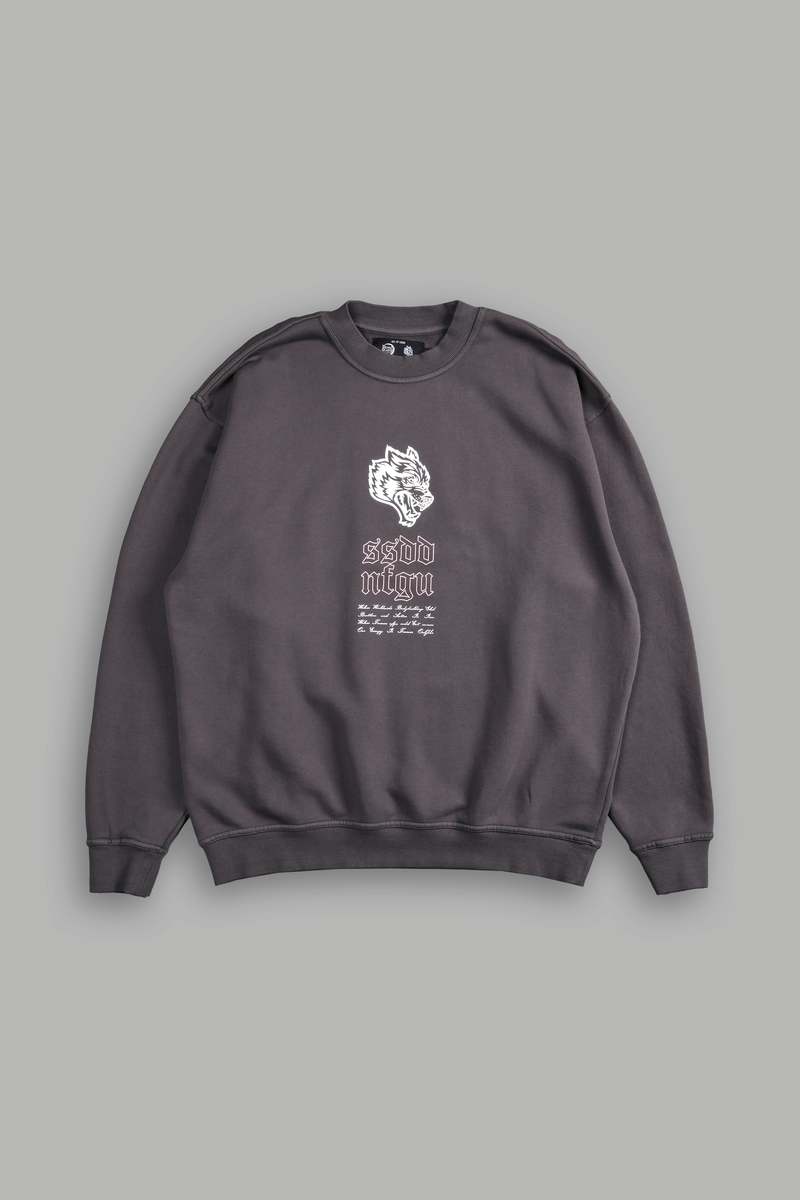 Darc Sport Breath Of Wolves London Crewneck Wolf Gray | 5960723-KH