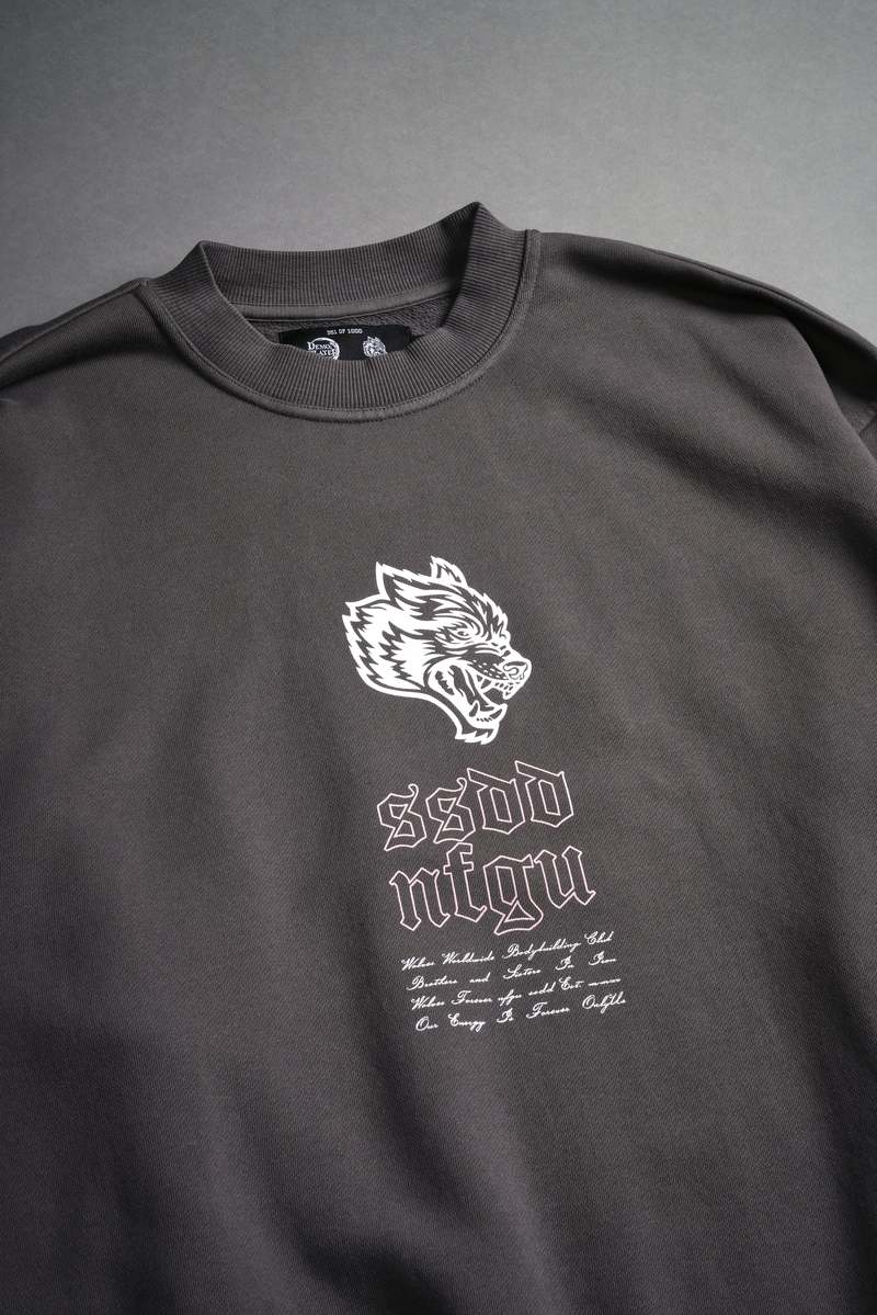 Darc Sport Breath Of Wolves London Crewneck Wolf Gray | 5960723-KH