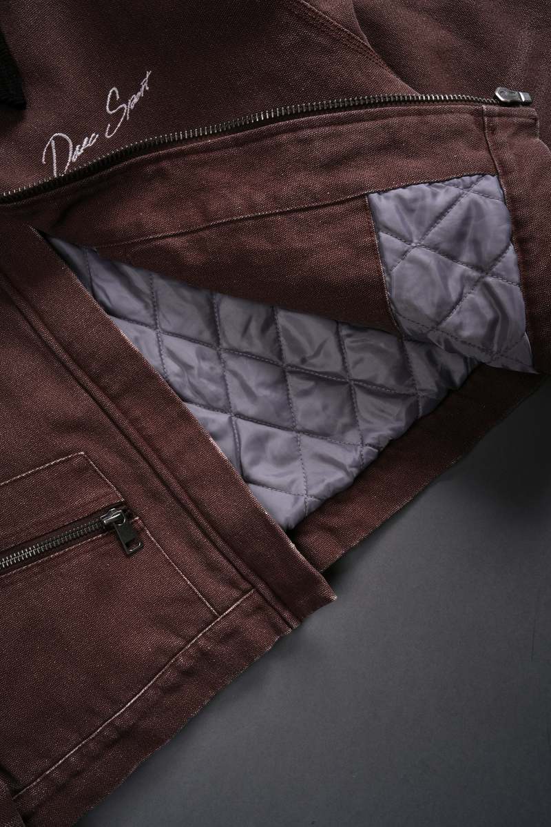 Darc Sport Built From Iron Wayland Cropped Jacket Brązowe | 3065189-GH