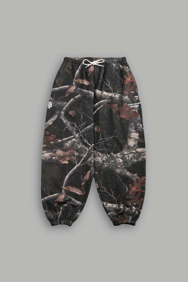 Darc Sport Darc Sport Wolves Lounger Sweat Pants Brązowe Camo | 9045726-XO