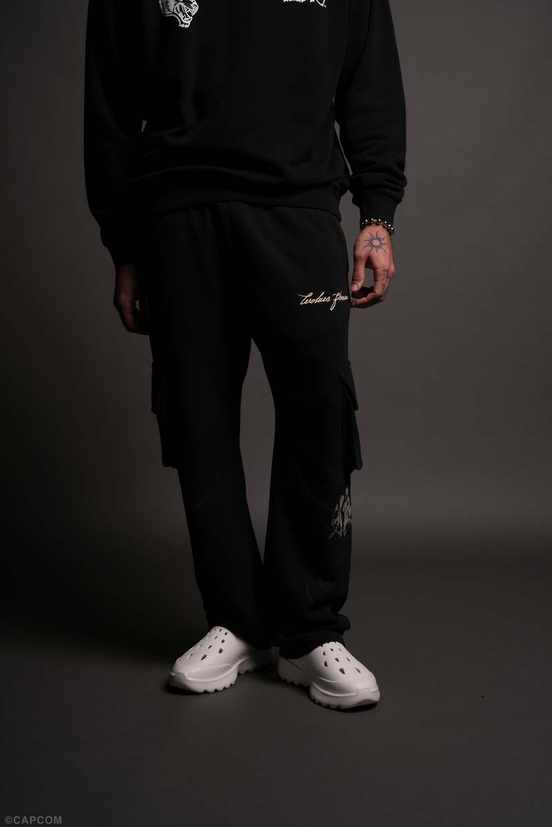Darc Sport Dynasty Bigelow Cargo Sweat Pants Czarne | 5028946-OB