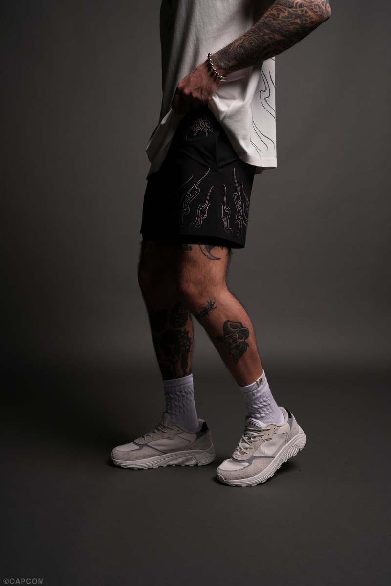 Darc Sport Eternal Flame Compression Shorts Czarne | 9340618-NJ