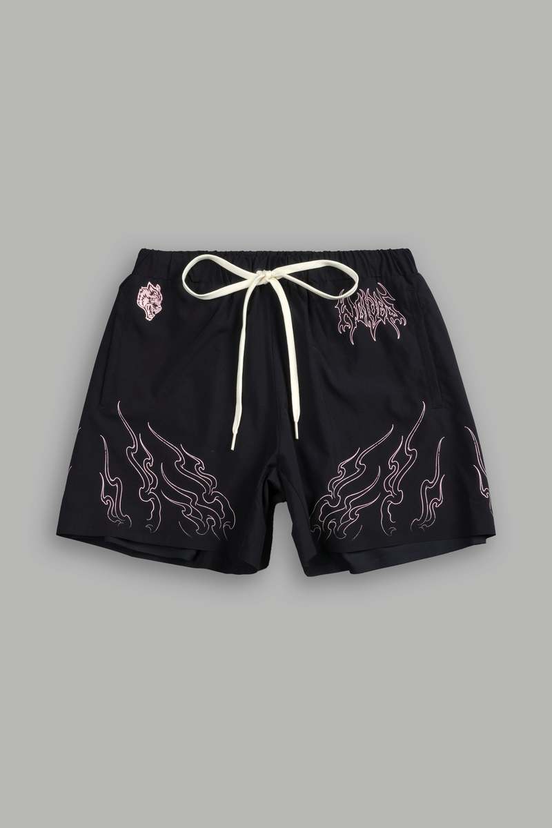 Darc Sport Eternal Flame Compression Shorts Czarne | 9340618-NJ