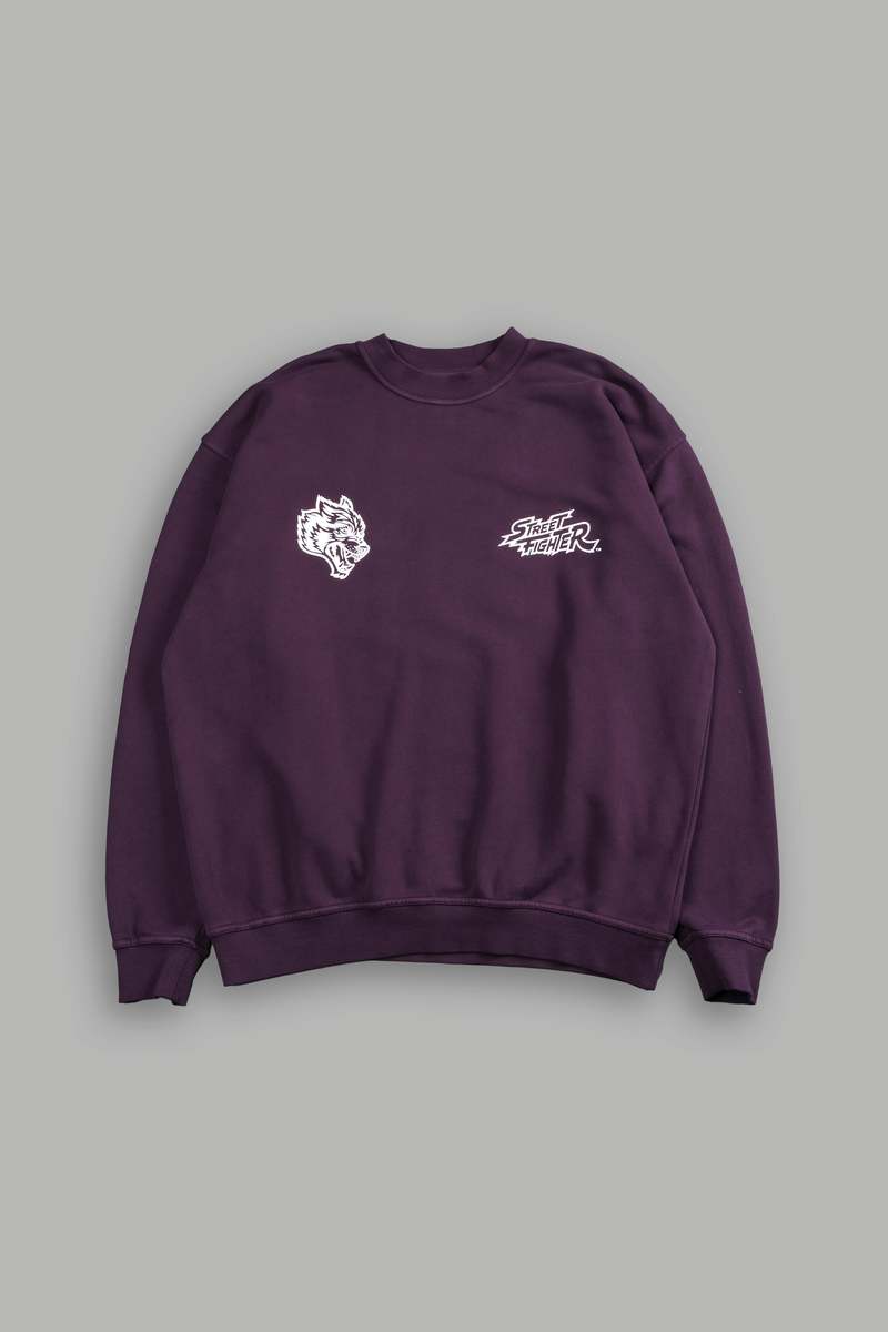 Darc Sport Final Boss Unisex London Crewneck Fioletowe | 6513298-RJ