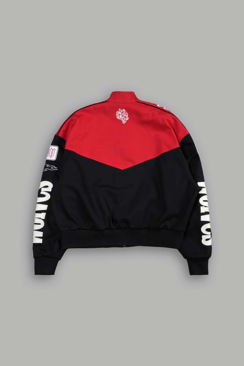 Darc Sport Frontier Gordon Unisex Racing Jacket Black/Red | 8653917-GC