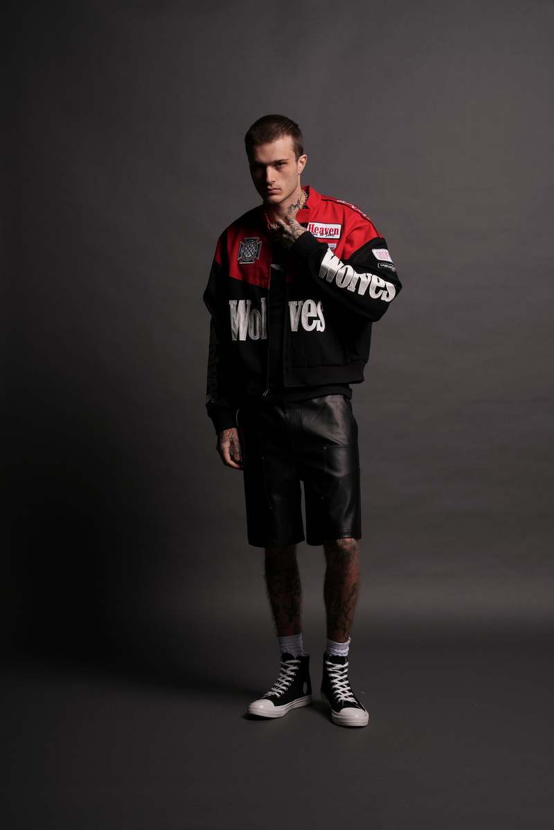 Darc Sport Frontier Gordon Unisex Racing Jacket Black/Red | 8653917-GC