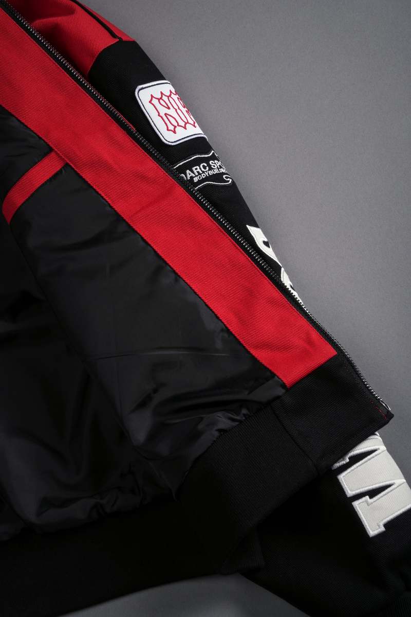 Darc Sport Frontier Gordon Unisex Racing Jacket Black/Red | 8653917-GC