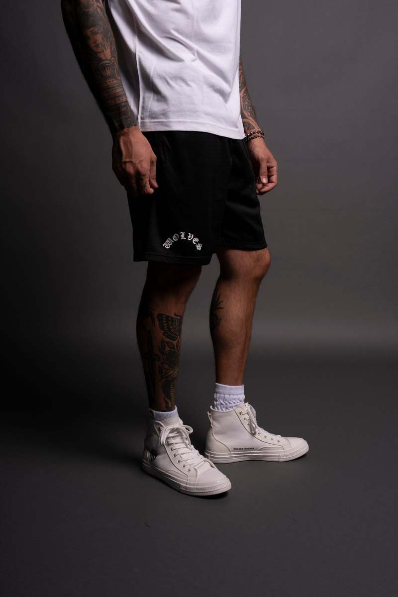 Darc Sport Our Stamp Mesh Shorts Czarne | 9734256-DW