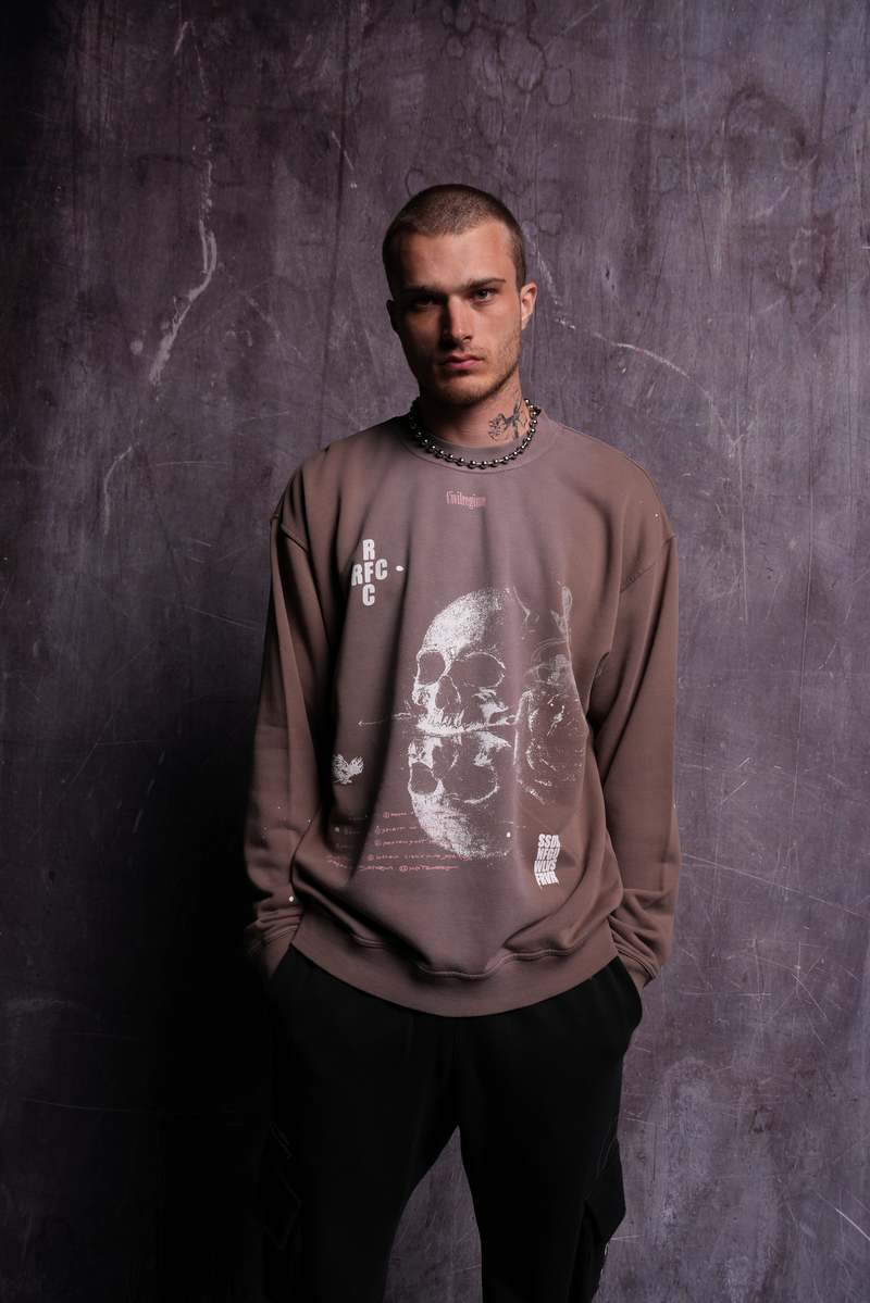 Darc Sport RFC NFGU London Crewneck Brązowe | 0487326-IC