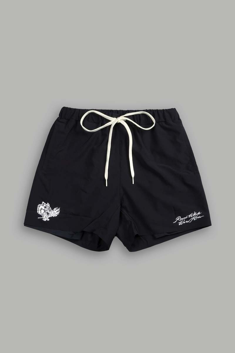 Darc Sport Roses While We're Here Compression Shorts Czarne | 0749328-ZY