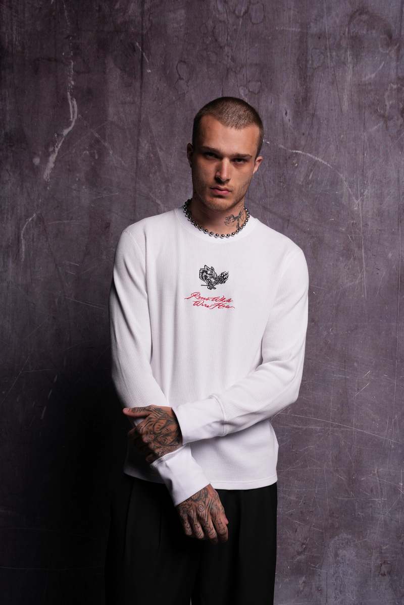 Darc Sport Roses While We're Here Lightweight Thermal Białe | 2734691-VQ
