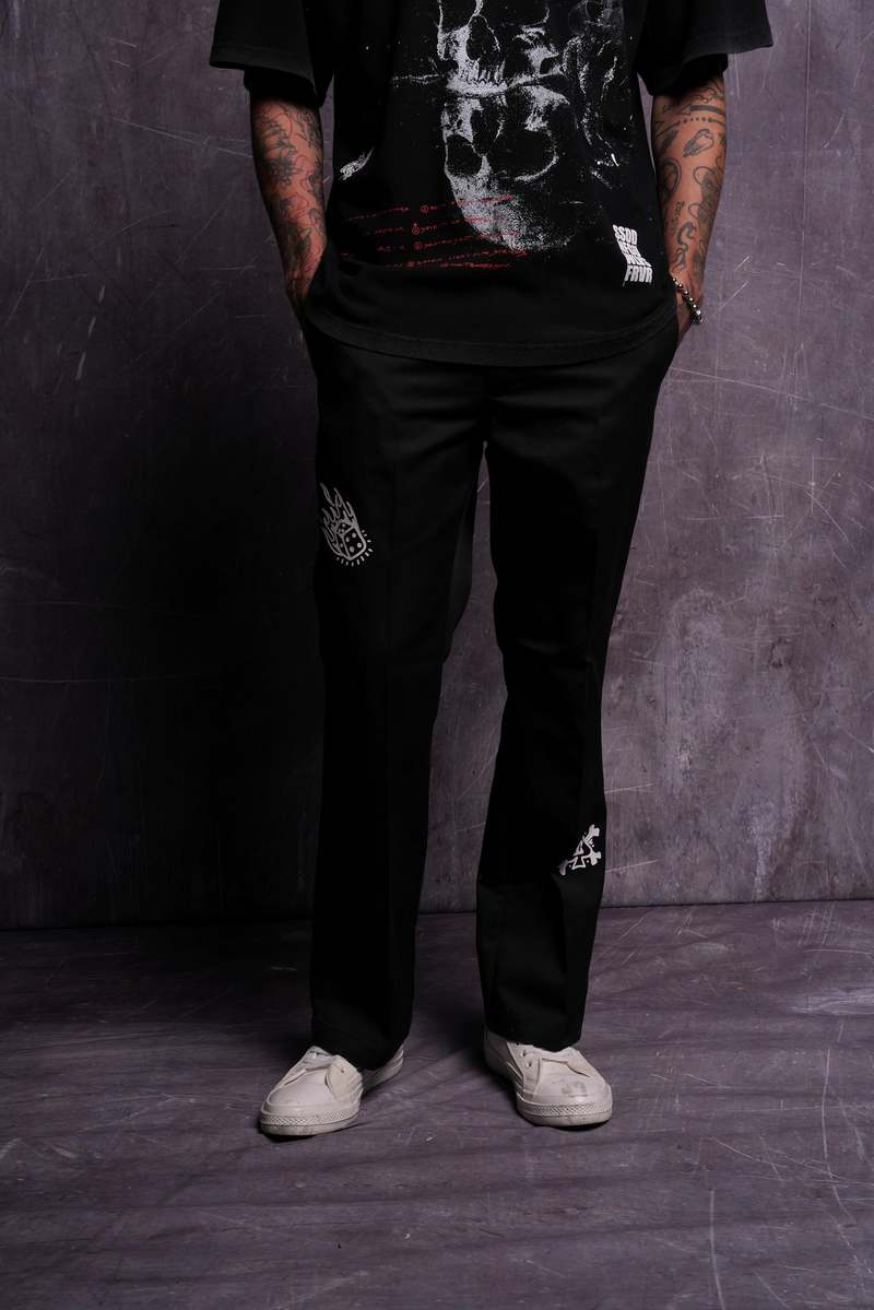 Darc Sport Roses While We're Here Rickies Pants Czarne | 4279513-FY