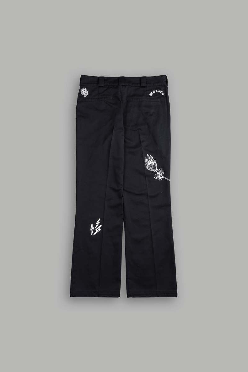 Darc Sport Roses While We're Here Rickies Pants Czarne | 4279513-FY