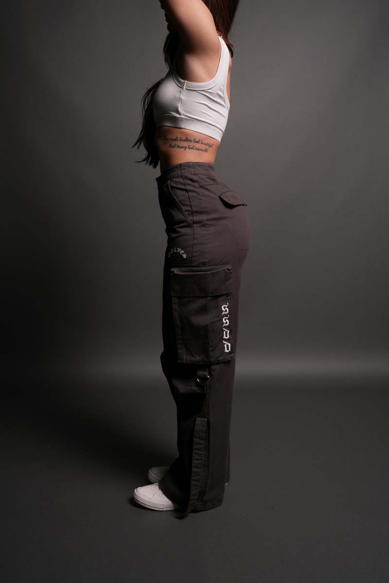 Darc Sport Wolf Chopper SSDDNFGU She Parachute Pants Wolf Gray | 5736821-JX