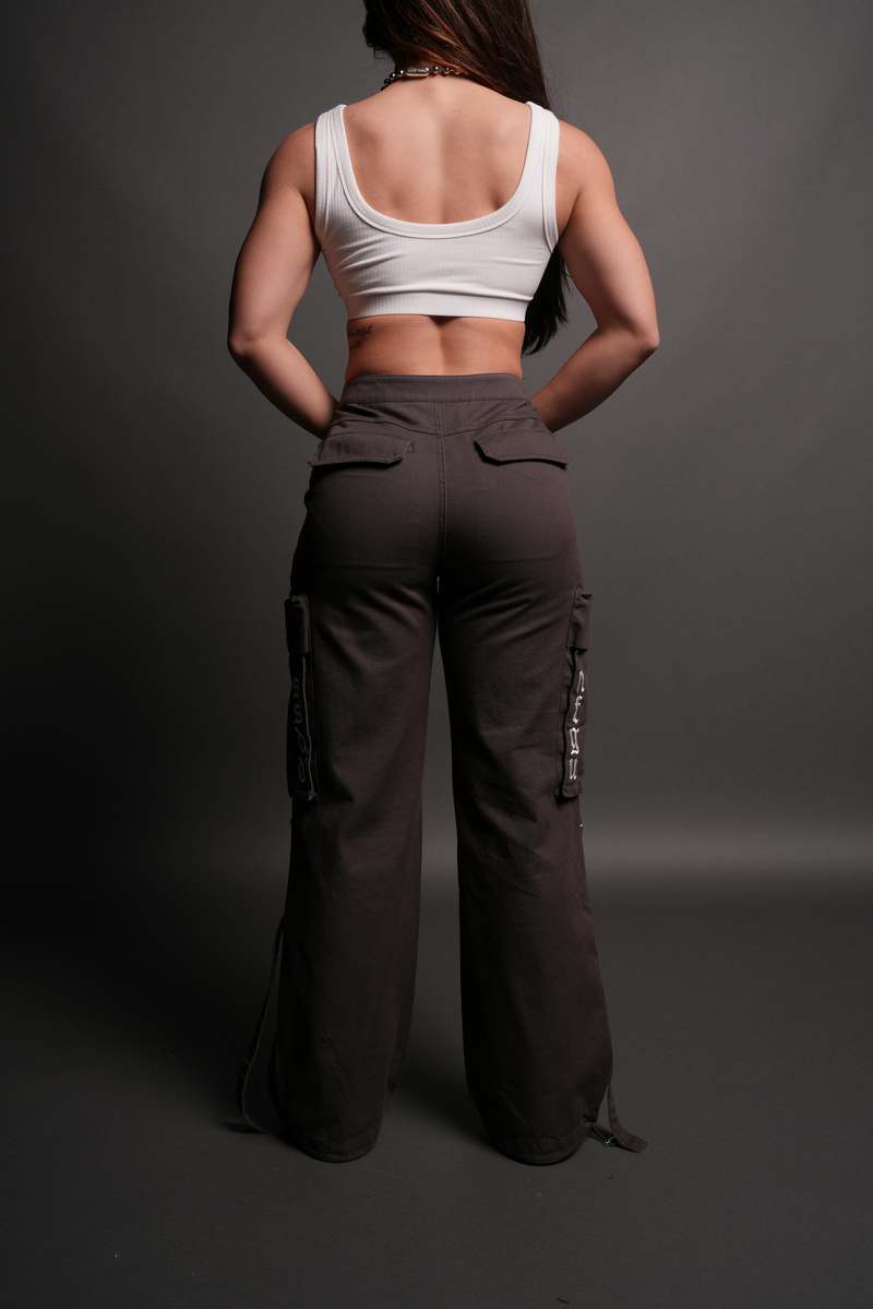 Darc Sport Wolf Chopper SSDDNFGU She Parachute Pants Wolf Gray | 5736821-JX