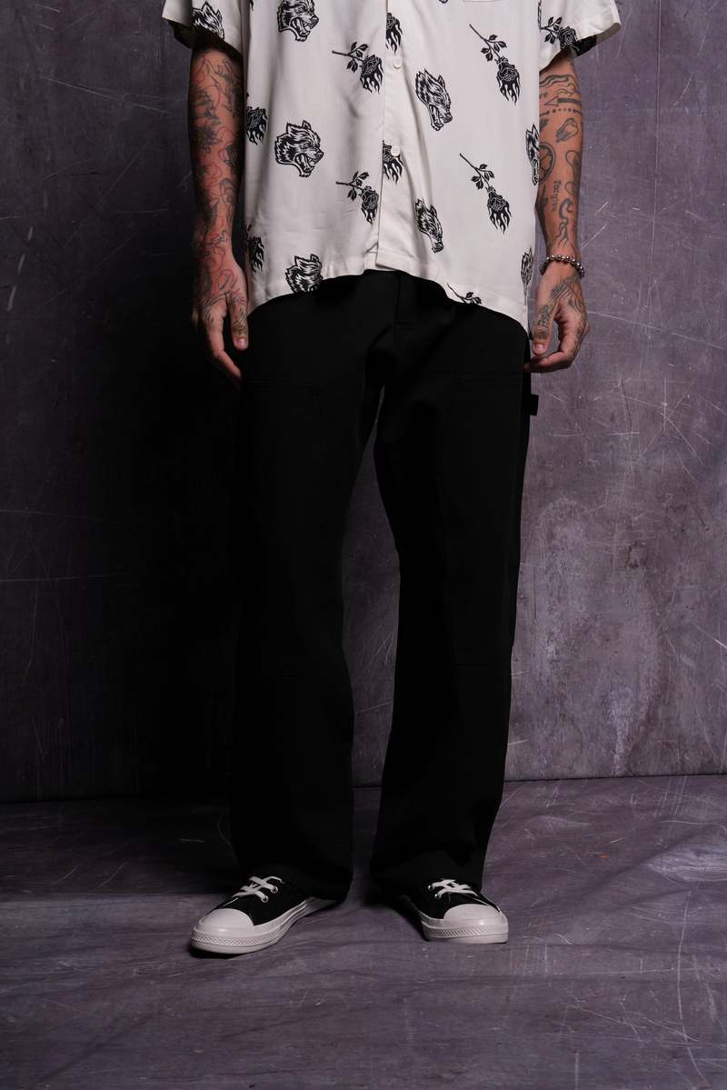 Darc Sport Wolf Rose Dillon Pants Czarne | 2134587-SZ
