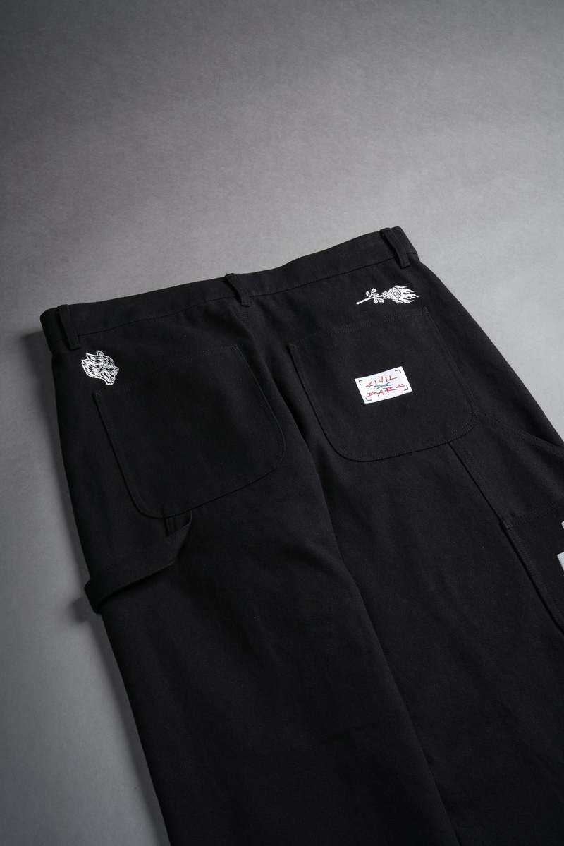 Darc Sport Wolf Rose Dillon Pants Czarne | 2134587-SZ