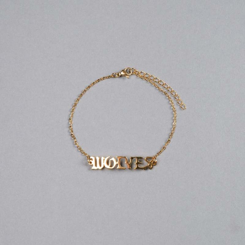 Darc Sport Wolves Cable Chain Bracelet Złote | 4829375-UP