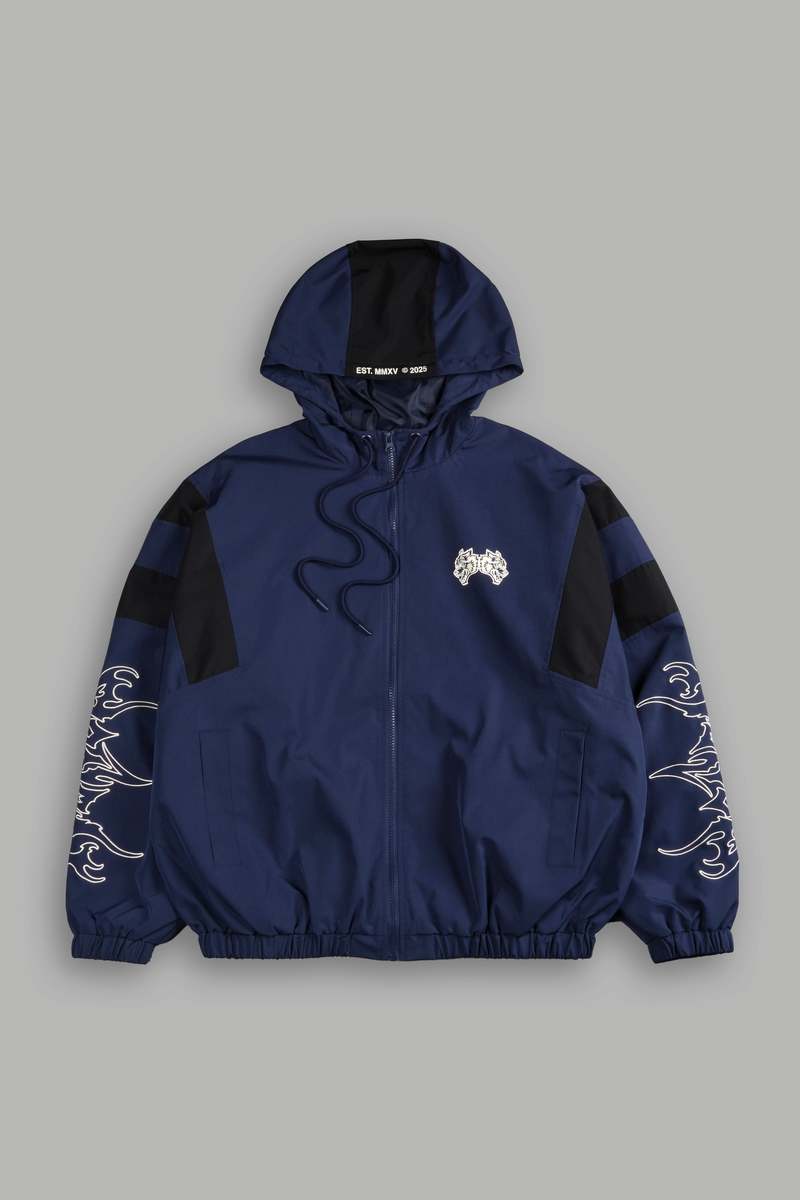 Darc Sport Wolves Hesh Brolic Track Jacket Storm Blue/Black | 9251378-FY